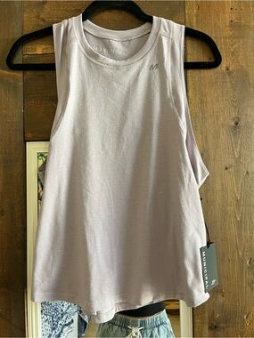 Women's Lavender Muscle Tank — Lightweight Active Tank